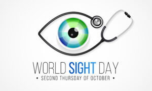 World sight day icon - second Thursday of every month